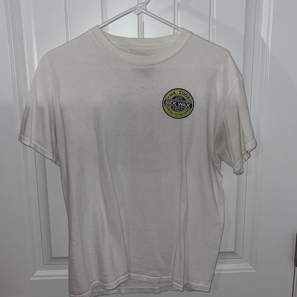 White sex wax M shirt